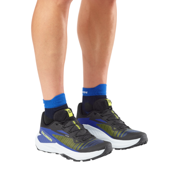 SALOMON GENESIS NEGRO AZUL ZAPATILLAS TRAIL HOMBRE VISTA,ARISTARUN