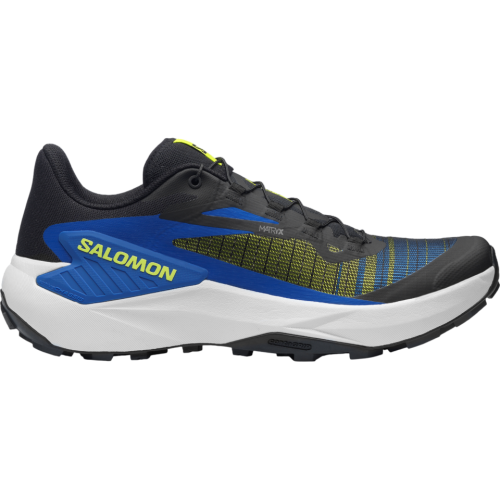 SALOMON GENESIS NEGRO AZUL ZAPATILLAS TRAIL HOMBRE VISTA EXTERIOR,ARISTARUN