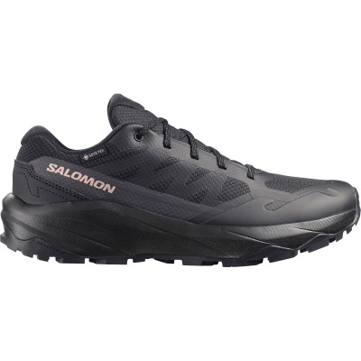 SALOMON OUTSCAPE GTX NEGRA ZAPATILLAS TREKKING MUJER VISTA LATERAL, ARISTARUN