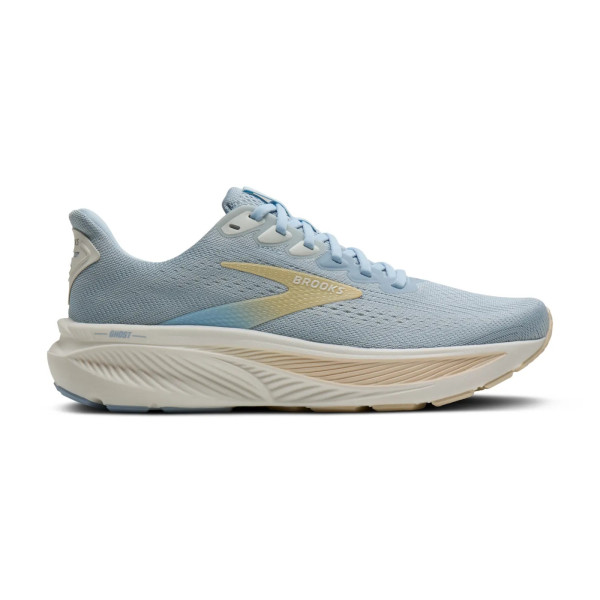 BROOKS GHOST 17 AZUL CLARO ZAPATILLA RUNNING MUJER VISTA EXTERIOR,ARISTARUN