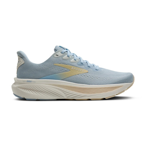 BROOKS GHOST 17 AZUL CLARO ZAPATILLA RUNNING MUJER VISTA EXTERIOR,ARISTARUN