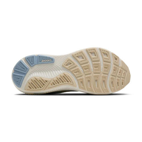 BROOKS GHOST 17 AZUL CLARO ZAPATILLA RUNNING MUJER VISTA SUELA,ARISTARUN
