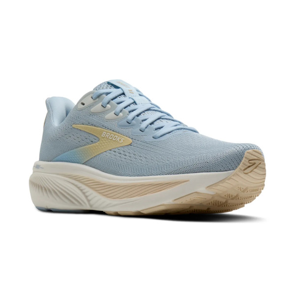 BROOKS GHOST 17 AZUL CLARO ZAPATILLA RUNNING MUJER VISTA PERFIL,ARISTARUN
