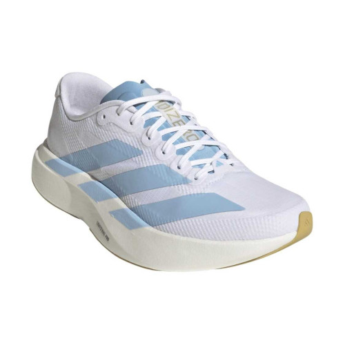 ADIDAS ADIZERO EVO SL AZUL CLARO MUJER VISTA LATERAL,ARISTARUN