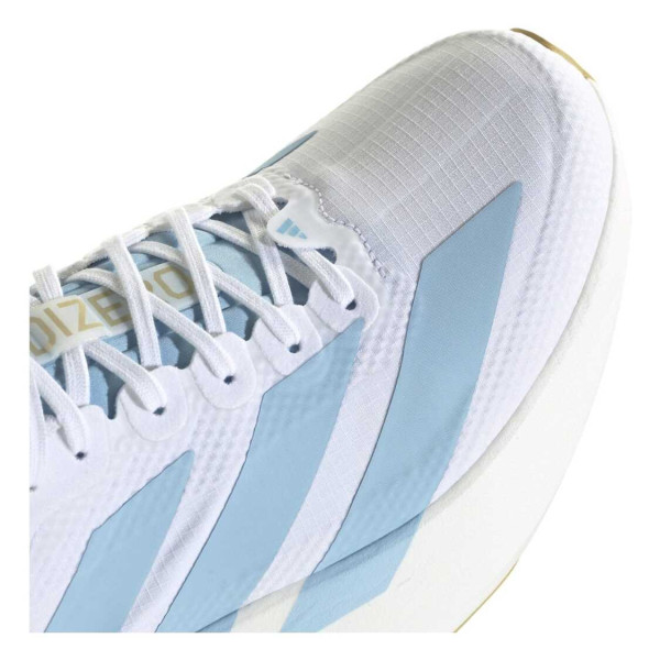 ADIDAS ADIZERO EVO SL AZUL CLARO MUJER VISTA DELANTERA,ARISTARUN