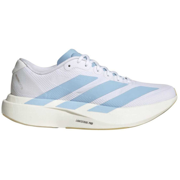ADIDAS ADIZERO EVO SL AZUL CLARO MUJER VISTA EXTERIOR,ARISTARUN