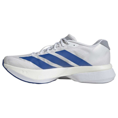 ADIDAS ADIZERO BOSTON 13 BLANCO AZUL ZAPATILLAS RUNNING HOMBRE VISTA EXTERIOR,ARISTARUN 2