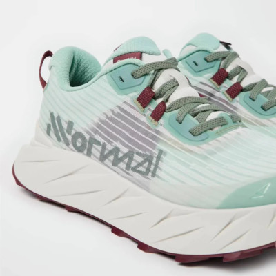 NNORMAL CADÍ VERDE BLANCO ZAPARTILLAS TRAIL HOMBRE VISTA EXTERIOR,ARISTARUN 2