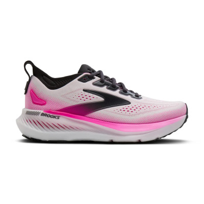 BROOKS GLYCERIN 23 GTS BLANCO ROSA ZAPATILLAS RUNNING MUJER VISTA LATERAL,ARISTARUN 2
