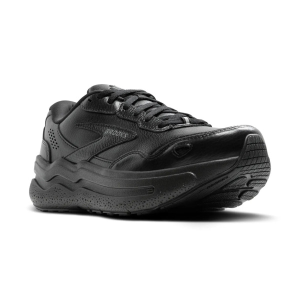 BROOKS GHOST MAX L NEGRO MUJER VISTA LATERAL,ARISTARUN