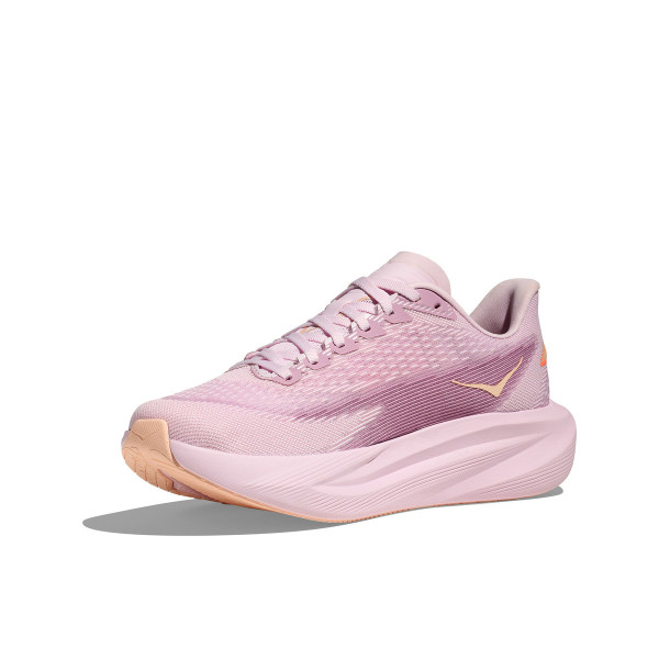HOKA MACH 7 LILAC CREAM ZAPATILLAS RUNNING MUJER VISTA PERFIL,ARISTARUN