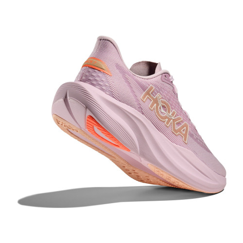 HOKA MACH 7 LILAC CREAM ZAPATILLAS RUNNING MUJER VISTA ANTERIOR,ARISTARUN