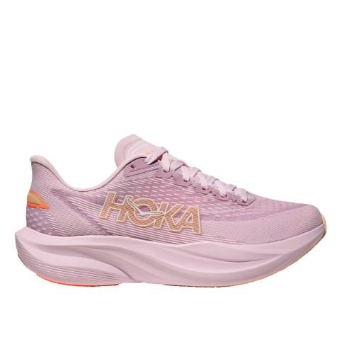 HOKA MACH 7 LILAC CREAM ZAPATILLAS RUNNING MUJER VISTA EXTERIOR,ARISTARUN