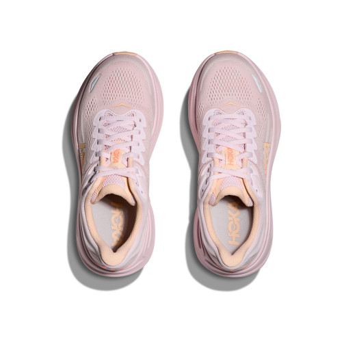 HOKA BONDI 9 LILAC CREAM ZAPATILLAS RUNNING MUJER VISTA SUPERIOR,ARISTARUN