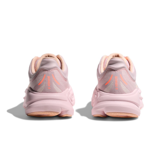 HOKA BONDI 9 LILAC CREAM ZAPATILLAS RUNNING MUJER VISTA TRASERA,ARISTARUN