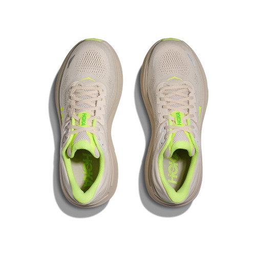 HOKA BONDI 9 GRIS NEON ZAPATILLAS RUNNING HOMBRE VISTA SUPERIOR,ARISTARUN
