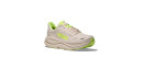 HOKA BONDI 9 GRAY NEON MEN'S RUNNING SHOES
