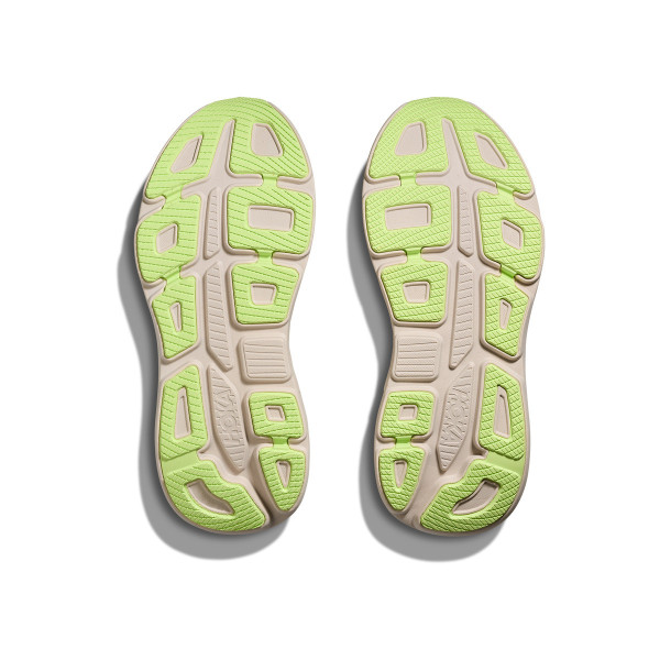 HOKA BONDI 9 GRIS NEON ZAPATILLAS RUNNING HOMBRE VISTA SUELA,ARISTARUN