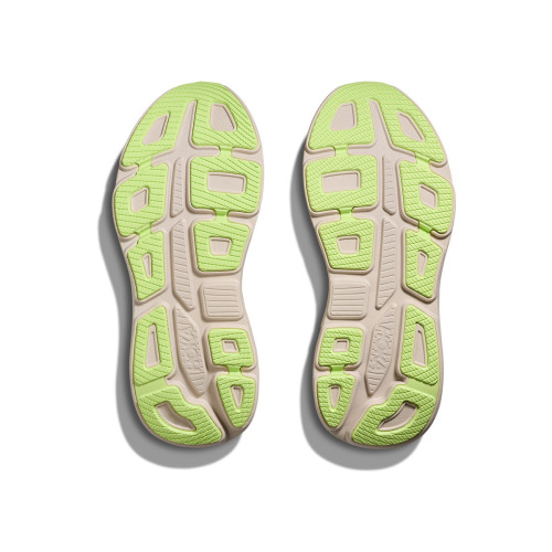 HOKA BONDI 9 GRIS NEON ZAPATILLAS RUNNING HOMBRE VISTA SUELA,ARISTARUN