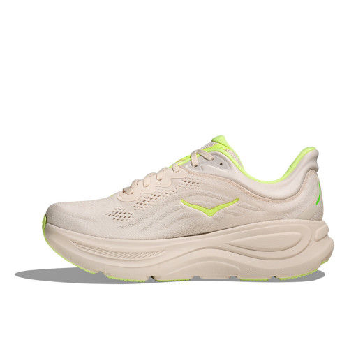 HOKA BONDI 9 GRIS NEON ZAPATILLAS RUNNING HOMBRE VISTA INTERIOR,ARISTARUN