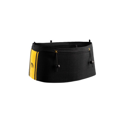 LURBEL LOOP THREE NEGRO AMARILLO CINTURÓN RUNNING VISTA DELANTERA, ARISTARUN
