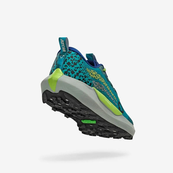 ATOM TERRA V3 TEAL ZAPATILLAS TRAIL HOMBRE VISTA TRASERA,ARISTARUN