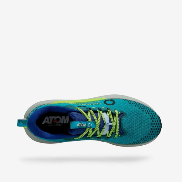 ATOM TERRA V3 TEAL ZAPATILLAS TRAIL HOMBRE VISTA SUPERIOR,ARISTARUN