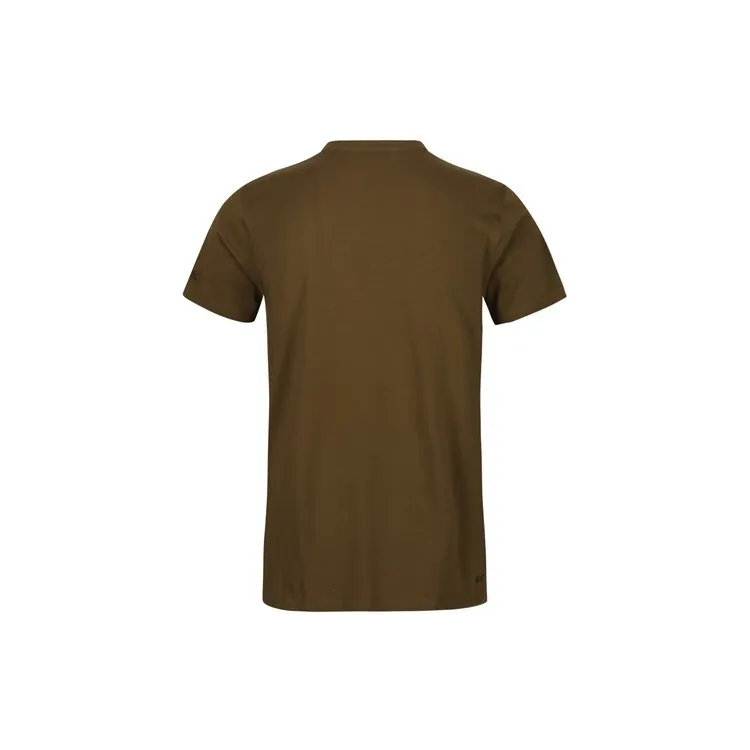 REGATTA CAMISETA CLINE IV Camo green espalda ARISTARUN