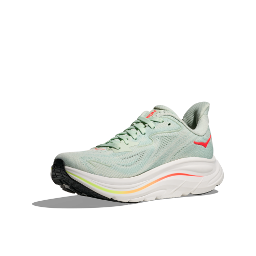 HOKA CLIFTON 10 SEA GLASS ZAPATILLAS RUNNING MUJER VISTA PERFIL,ARISTARUN
