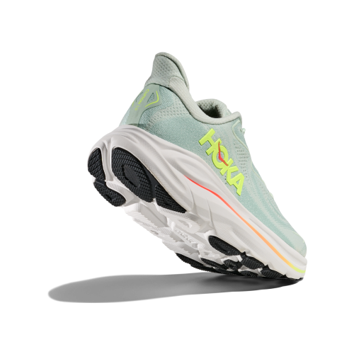 HOKA CLIFTON 10 SEA GLASS ZAPATILLAS RUNNING MUJER VISTA ANTERIOR,ARISTARUN