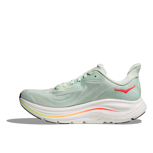HOKA CLIFTON 10 SEA GLASS ZAPATILLAS RUNNING MUJER VISTA INTERIOR,ARISTARUN