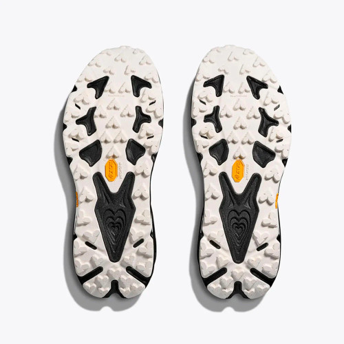 HOKA SPEEDGOAT 7 BLACK WHITE ZAPATILLAS TRAIL RUNNING HOMBRE VISTA SUELA,ARISTARUN