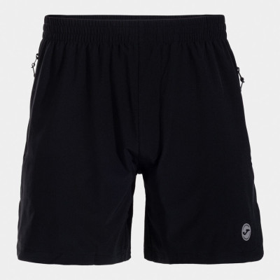 JOMA INDOOR BERMUDA NEGRA PANTALÓN CORTO HOMBRE VISTA DELANTERA, ARISTARUN