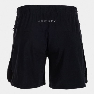 JOMA INDOOR BERMUDA NEGRA PANTALÓN CORTO HOMBRE VISTA DELANTERA, ARISTARUN 2
