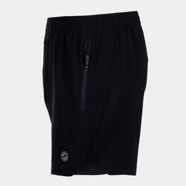 JOMA INDOOR BERMUDA NEGRA PANTALÓN CORTO HOMBRE VISTA LATERAL, ARISTARUN