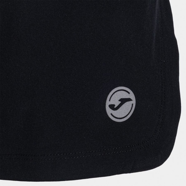 JOMA INDOOR BERMUDA NEGRA PANTALÓN CORTO HOMBRE VISTA LOGO, ARISTARUN