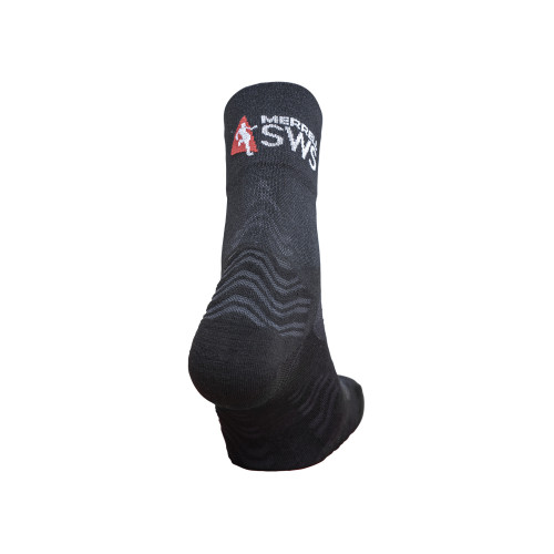 LURBEL STONE PRO FOUR MERREL NEGRO CALCETINES TRAIL VISTA TRASERA, ARISTARUN