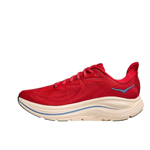 HOKA CLIFTON 10 ROJO ZAPATILLAS RUNNING HOMBRE VISTA INTERIOR,ARISTARUN