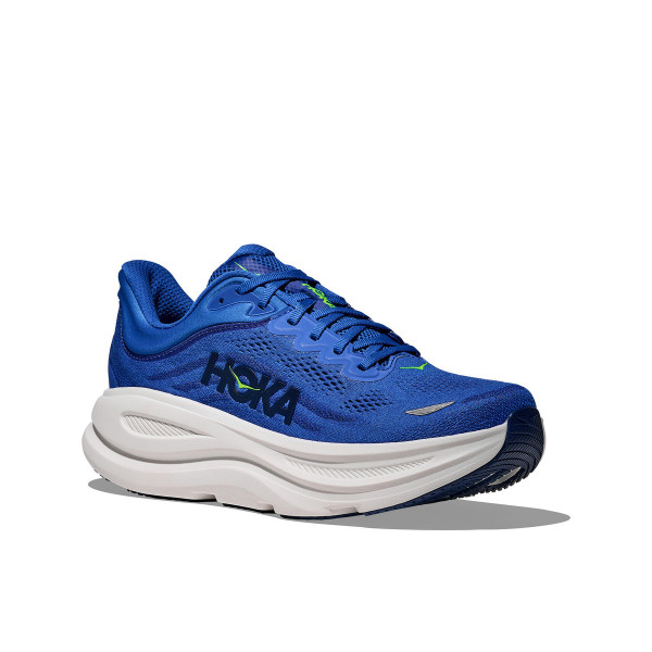 HOKA BONDI 9 AZUL ZAPATILLAS RUNNING HOMBRE VISTA LATERAL,ARISTARUN