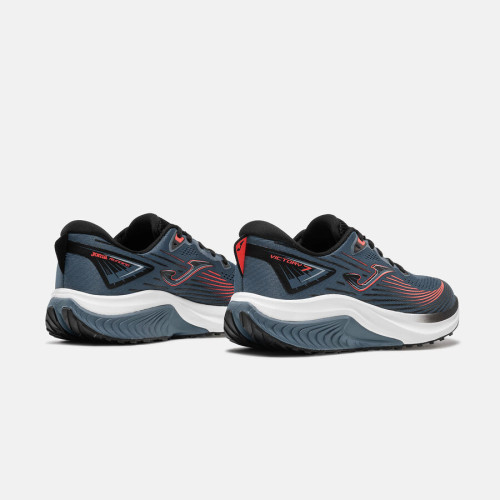 JOMA VICTORY AZUL OSCURO ROJO ZAPATILLAS RUNNING HOMBRE VISTA TRASERA,ARISTARUN