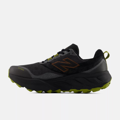 NEW BALANCE FRESH FOAM X HIERRO 9 NEGRO VERDE ZAPATILLAS TRAIL HOMBRE VISTA EXTERIOR,ARISTARUN 2