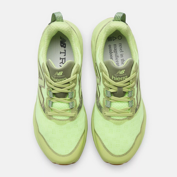 NEW BALANCE FRESH FOAM X HIERRO 9 FLÚOR ZAPATILLAS TRAIL HOMBRE VISTA SUPERIOR,ARISTARUN