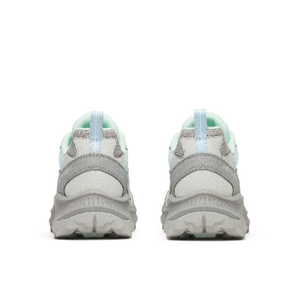 MERRELL SPEED STRIKE 2 GTX GRIS AZUL ZAPATILLA TREKKING MUJER VISTA TRASERA,ARISTARUN