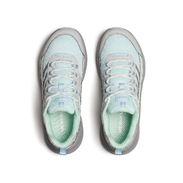 MERRELL SPEED STRIKE 2 GTX GRIS AZUL ZAPATILLA TREKKING MUJER VISTA SUPERIOR,ARISTARUN