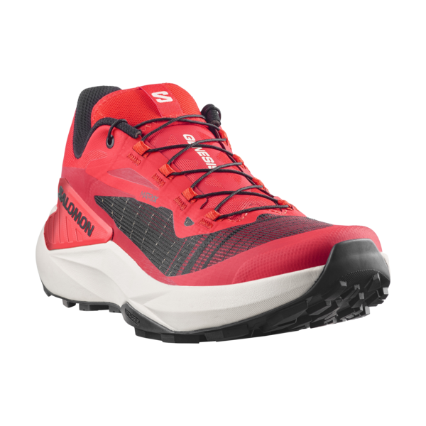 SALOMON GENESIS RED TRAIL SHOES FOR MEN