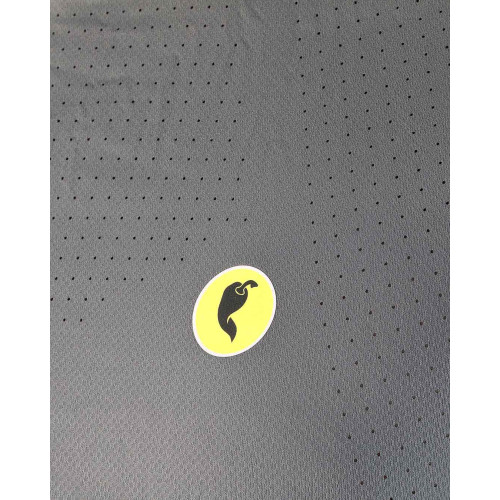 CAMISETA TÉCNICA RUNNING CINZA HOMEM PIMENTA PRETA