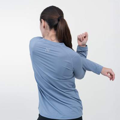 ALTUS ISELLA W K30 AZUL CAMISETA TÉCNICA MANGA LARGA MULHER 2
