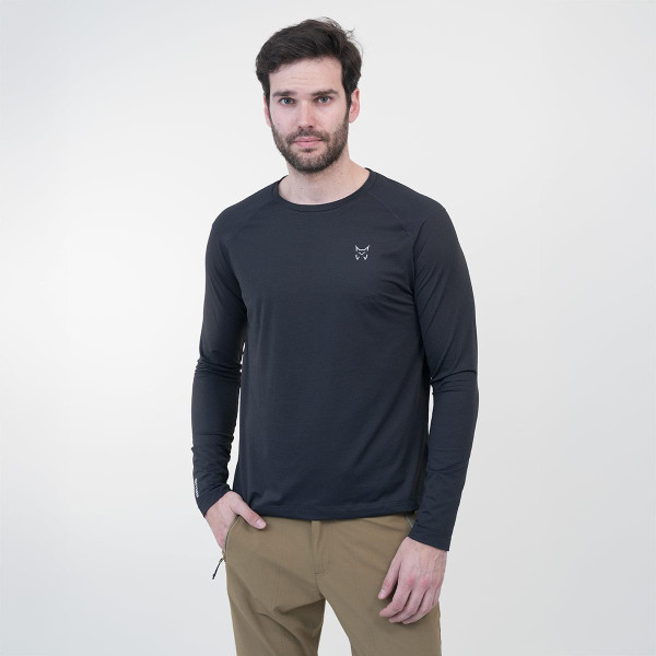ALTUS ISELLA K30 ANTHRACITE LONG SLEEVE TECH T-SHIRT MEN