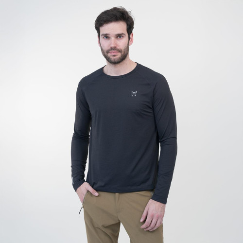 ALTUS ISELLA K30 ANTHRACITE LONG SLEEVE TECH T-SHIRT MEN