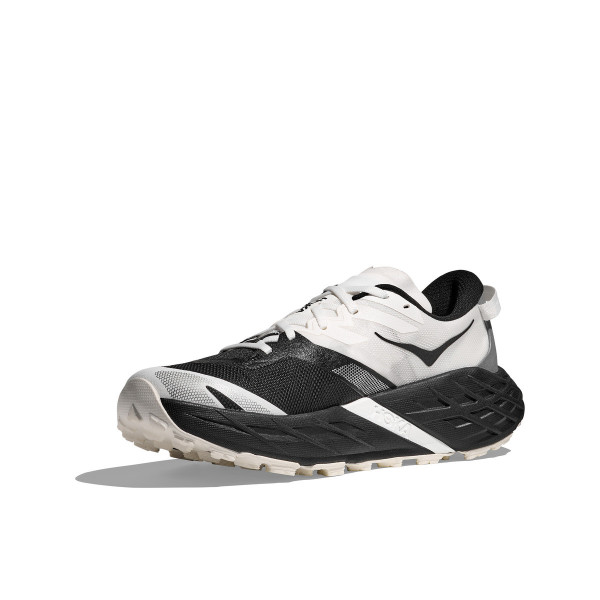 HOKA SPEEDGOAT 7 BLACK WHITE MEN'S TRAIL RUNNING SHOES